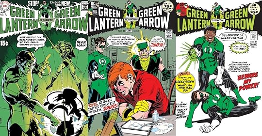 Neal Adams' covers for his legendary Green Lantern/Green Arrow run of the 1970s.