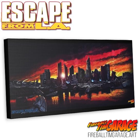 Escape from LA Concept Art by Fireball Tim Garage