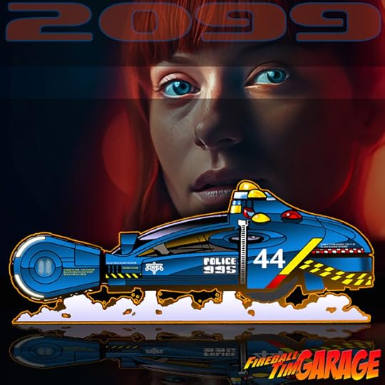 Blade Runner 2099 Concept Art Canvas Print by Fireball Tim Garage