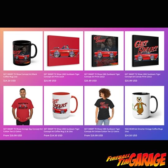 Get Smart Concept Art Canvas Print by Fireball Tim Garage