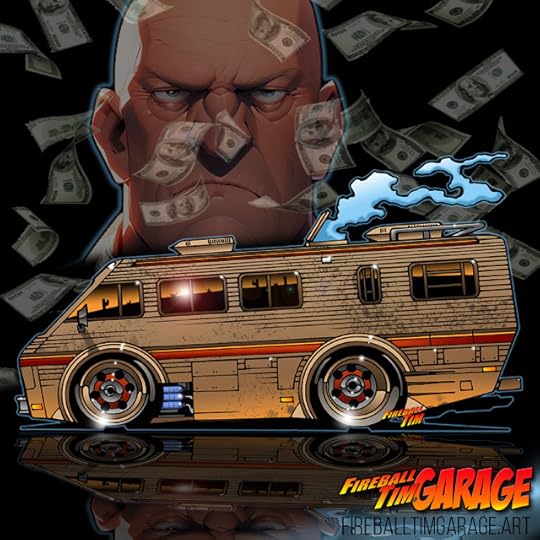 Breaking Bad Winnebago Concept Art by Fireball Tim Garage
