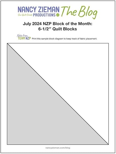 July 2024 NZP Block of the Month Planner
