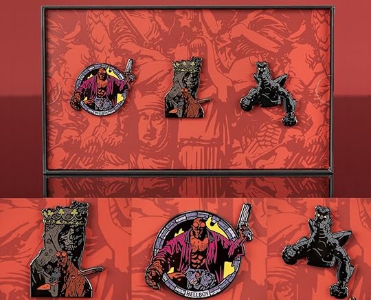 Dark Horse Comics' Hellboy 30th anniversary Pinfinity set.