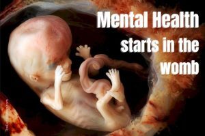 Powerful influences. Mental health starts in the womb.