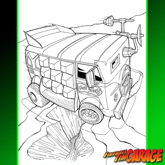 TMNT Van Concept Art by Fireball Tim