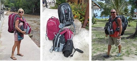 We decided that we needed to ditch the suitcases and buy backpacks