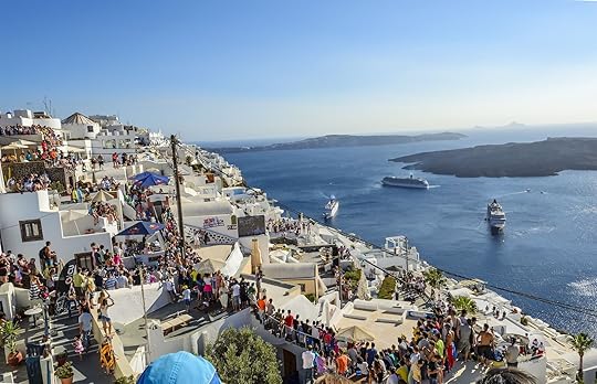 greece tourist tax santorini crowds