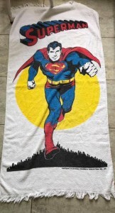 Vintage Superman Beach Towel 