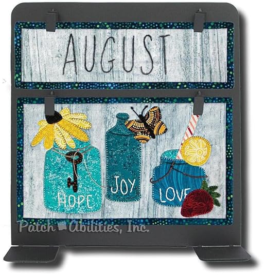 Patch Abilities Calendar Applique Wall Hanging Patterns & Hardware: August available at Shopnzp.com