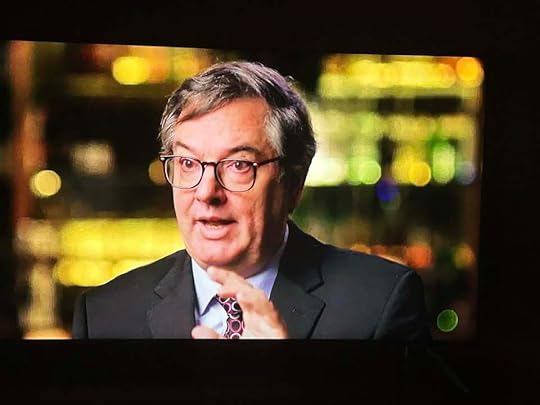 May be an image of 1 person, television, newsroom and text