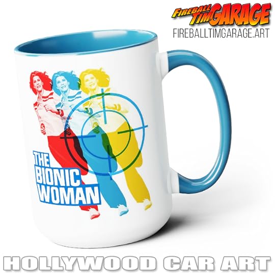 Bionic Woman Mug Concept Art by Fireball Tim Garage