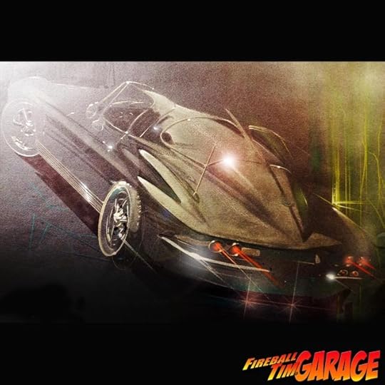 Ghost Vette Concept Art by Fireball Tim Garage
