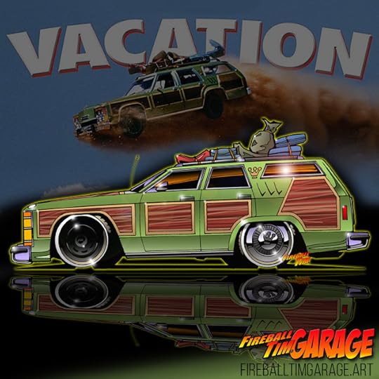 Family Truckster Concept Art by Fireball Tim Garage