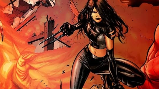 Laura Kinney in battle mode as X-23.