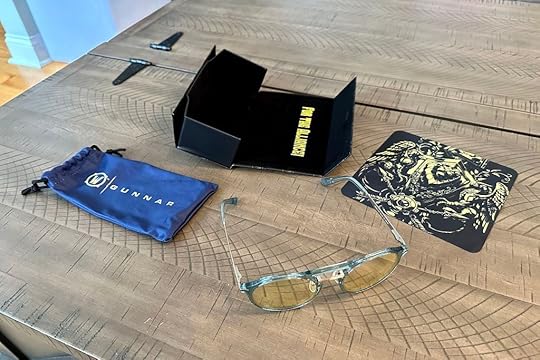 Gunnar World of Warcraft, Alliance Edition glasses package on a table