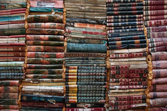Stacks of old books