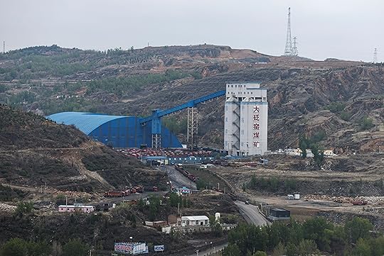 General view of a coal mine in Yulin city, Shaanxi