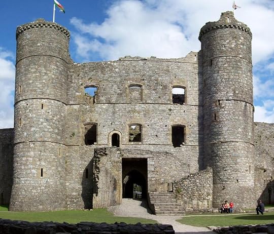 Harlech Castle gatehouse, Wales