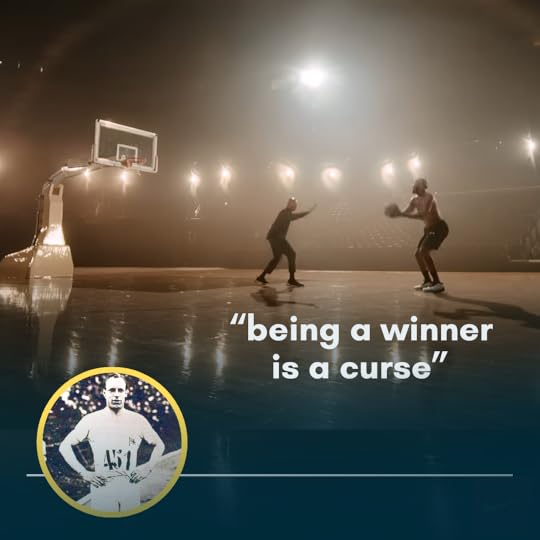 screenshot of LeBron James playing basketball in Olympics ad with text overlay that says 