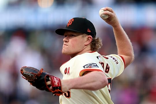 San Francisco Giants starting pitcher Logan Webb (62) delivers against...