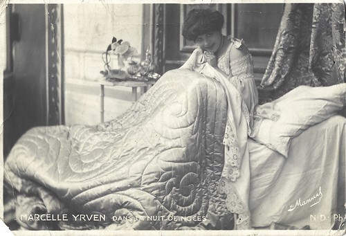 Marcelle Yrven in the play La Nuit de Noces (1904)