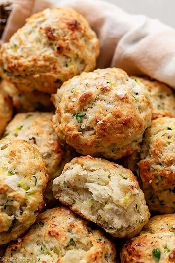 zucchini herb biscuits.