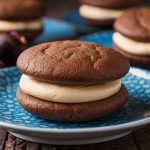 chocoate peanut butter whoppie pies