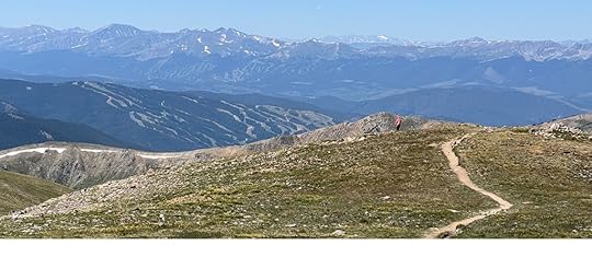 Hiking on Mt. Sniktau, Colorado