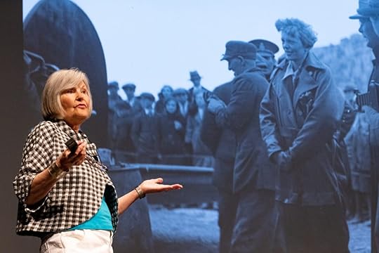 Heather Stemp presents at the 2022 Amelia Earhart Festival