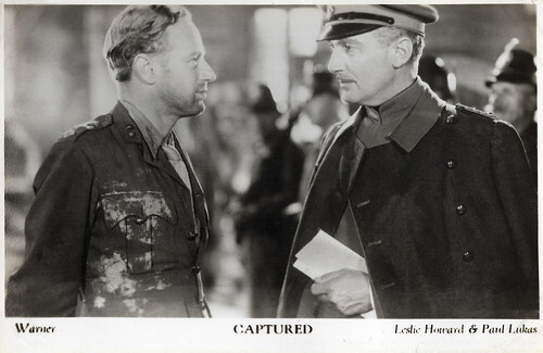 Leslie Howard and Paul Lukas in Captured! (1933)