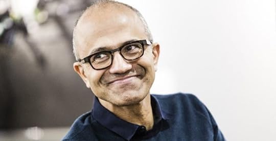 Image of Microsoft CEO Satya Nadella smiling