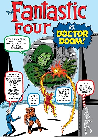 The cover of Fantastic Four #5 from 1962, the first appearance of Doctor Doom.