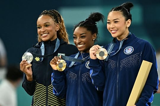 GYMNASTICS-ARTISTIC-OLY-PARIS-2024-MEDALS