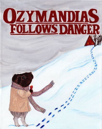 Rachel E Smith guinea pig painting