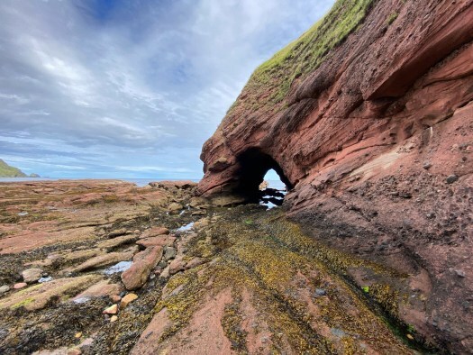 caves at New Aberdour