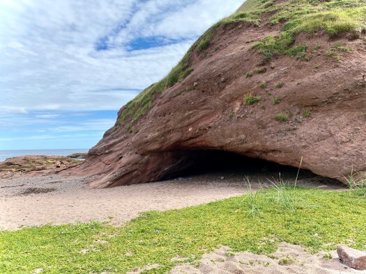 caves at New Aberdour
