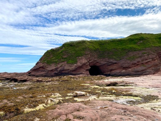 caves at New Aberdour