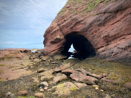 caves at New Aberdour