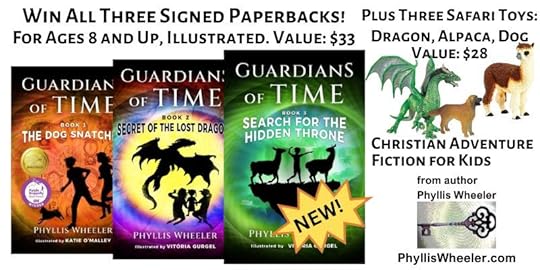 Phyllis Wheeler's Guardians of Time series, a giveaway!