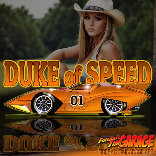 Speed Racer Duke of Speed Concept Art by Fireball Tim Garage