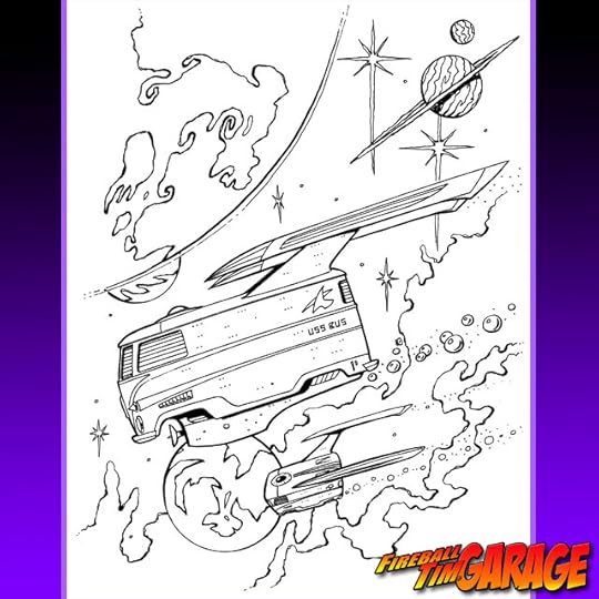 Volkswagen Bus Concept Art by Fireball Tim Garage