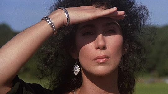 Cher gazing into the distance in
