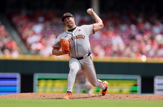 Robbie Ray #23 of the San Francisco throws a pitch against the Cincinnati Reds at Great American Ball Park on Aug. 04, 2024 in Cincinnati, Ohio. (Photo by Andy Lyons/Getty Images)