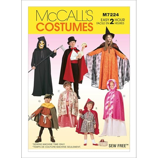 M7224KID 01 McCalls Boys and Girls Cape and Tunic Costumes Pattern