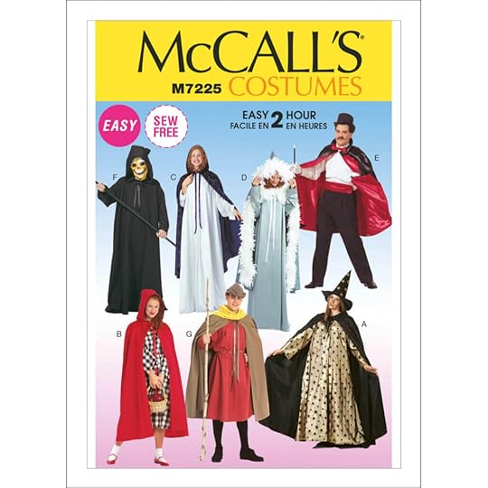 Misses' & Men's Cape and Tunic Costumes Pattern McCall's M7225 available at Nancy Zieman Productions at ShopNZP.com