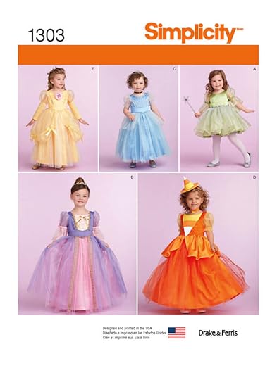 1303BB 01 Simplicity Sewing Pattern Toddlers Childs Costumes