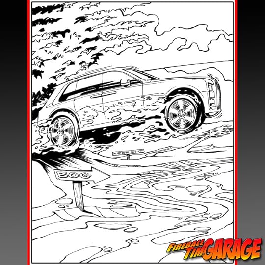 Rolls Royce Cullinan Concept Art by Fireball Tim Garage