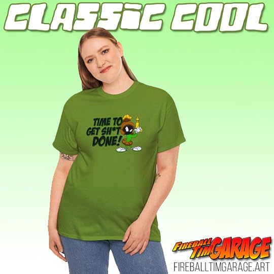 Classic TV Tees Marvin the Martian by Fireball Tim Garage