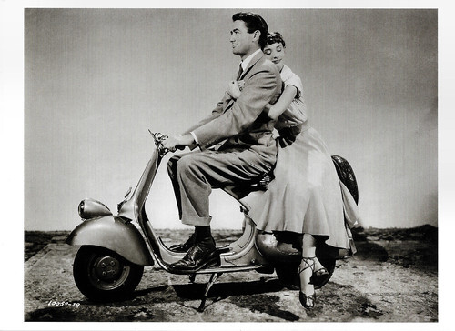 Gregory Peck and Audrey Hepburn in Roman Holiday (1953)