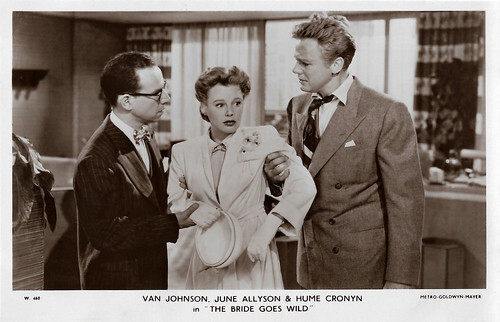 Hume Cronyn, June Allyson and Van Johnson in The Bride Goes Wild (1948)